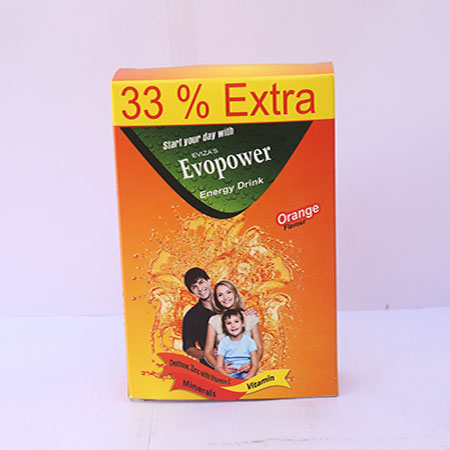 Product Name: Evopower, Compositions of Energy  Drink are Energy  Drink - Eviza Biotech Pvt. Ltd