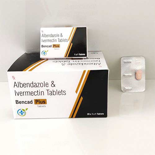 Product Name: Bencad Plus, Compositions of Bencad Plus are Albendazole & Ivermectin Tablets - Caddix Healthcare