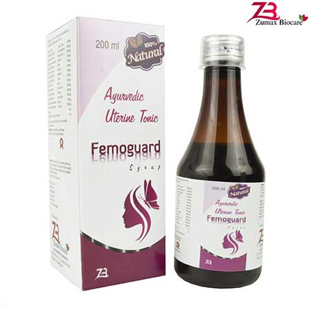 Product Name: Femoguard, Compositions of Femoguard are Ayurvedic Uterine Tonic - Zumax Biocare