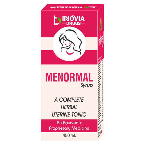 Product Name: Menormal, Compositions of Menormal are A Complete Herbal Uterine Tonic - Innovia Drugs