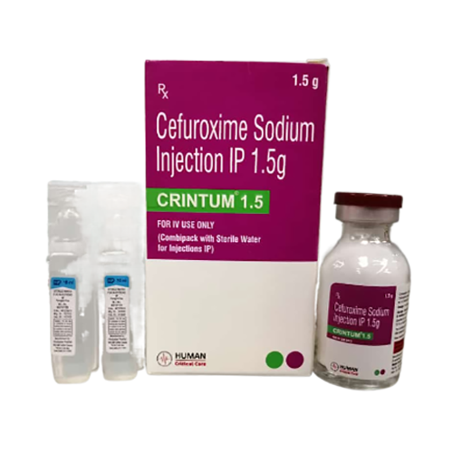 Product Name: CRINTUM 1.5 INJ, Compositions of CRINTUM 1.5 INJ are Crintum 1.5 - Human Biolife India Pvt. Ltd
