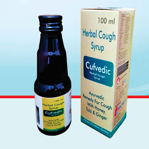 Product Name: Herbal Cough Syrup, Compositions of Herbal Cough Syrup are Ayurvedic remedy For Cough With Honey, Tulsi & Ginger - Healthkey Life Science Private Limited
