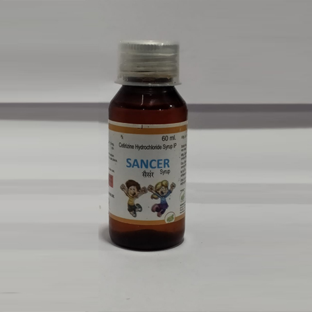 Product Name: Sancer, Compositions of Sancer are Ceftrizone Hydrochloride Syrup IP - Biotanic Pharmaceuticals