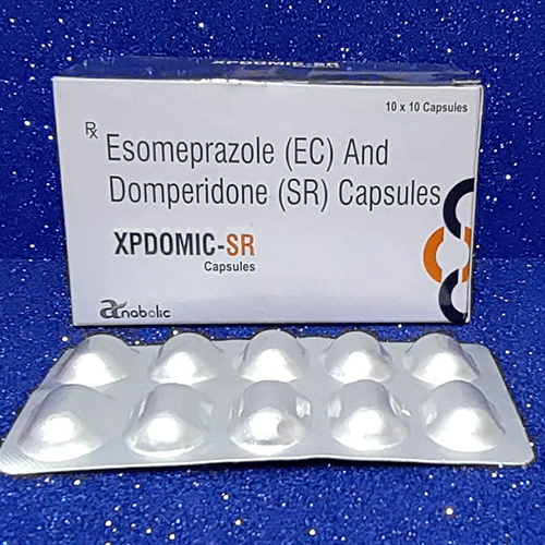 Product Name: Xpdomic  SR, Compositions of Xpdomic  SR are Isomeprazole 40mg  Domperidone 30 mg - Anabolic Remedies Pvt Ltd