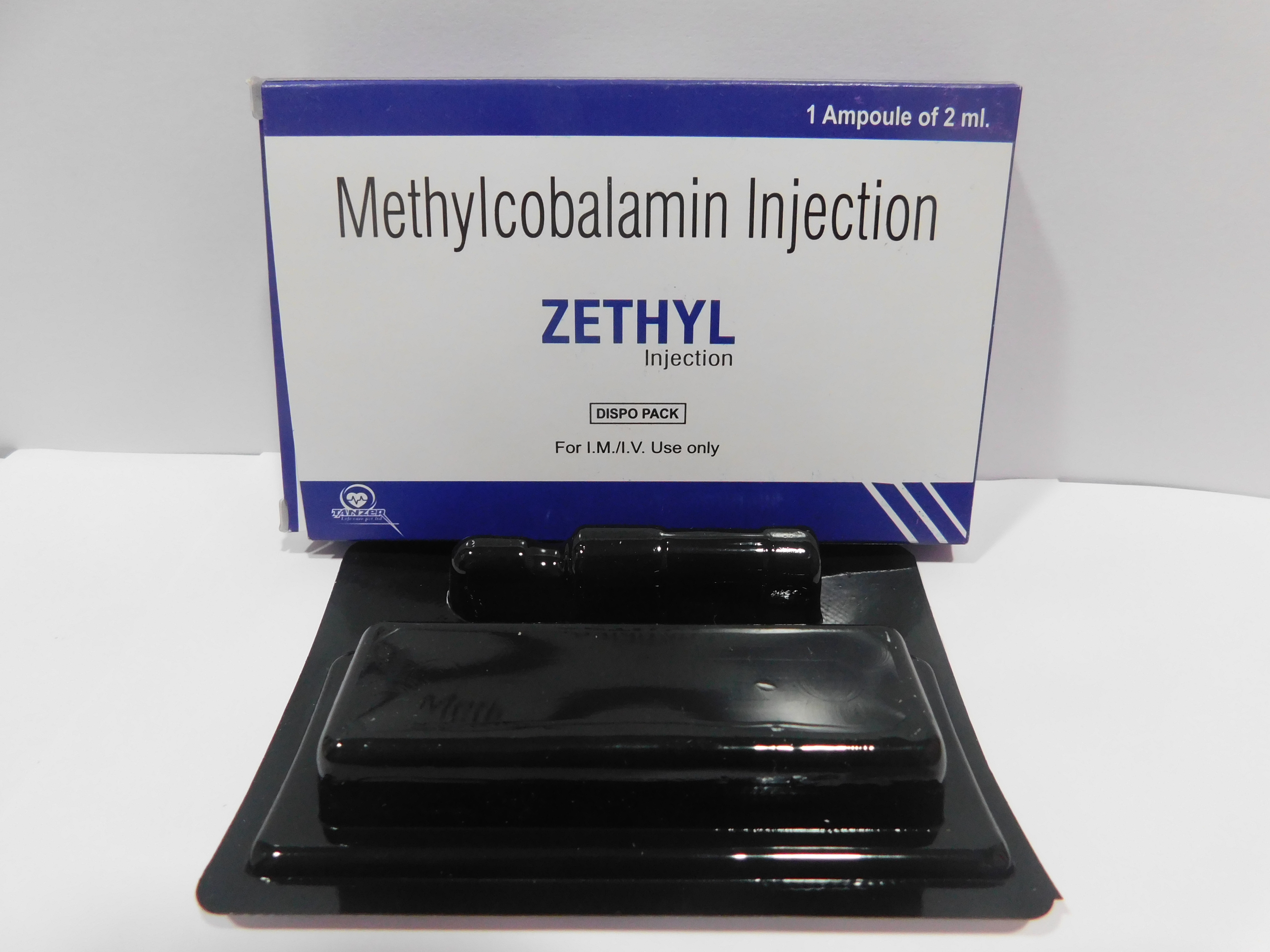 Product Name: ZETHYL, Compositions of ZETHYL are MYTHLCOBALAMIN  INJECTION - Tanzer Lifecare Private Limited