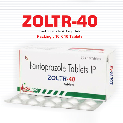 Product Name: Zoltro 40, Compositions of Zoltro 40 are Pantaprazole Tablets IP - Pharma Drugs and Chemicals