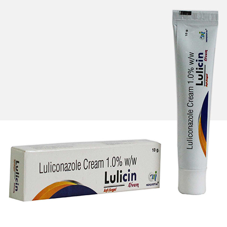 Product Name: LULICIN, Compositions of LULICIN are Luliconazole Cream 1.0% w/w - Mediquest Inc