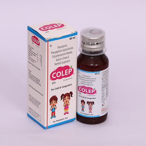 Product Name: COLEP, Compositions of COLEP are Paracetamol Phenylphrine HCL, Chlorpheniramine Maleate Drops - Biomax Biotechnics Pvt. Ltd