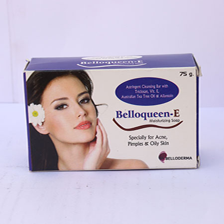 Product Name: Belloqueen E, Compositions of Belloqueen E are Allontoin I.P 1%+Triclosan I.P  1%+Vitamin E  IP 0.2%+Tea Tree Oil - Eviza Biotech Pvt. Ltd