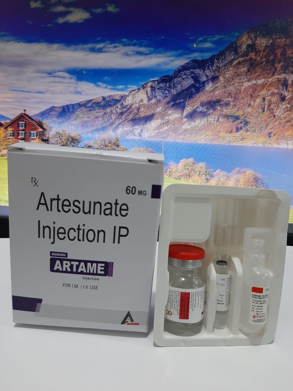 Product Name: Artame, Compositions of Artame are Artesunate Injection IP - Alencure Biotech Pvt Ltd