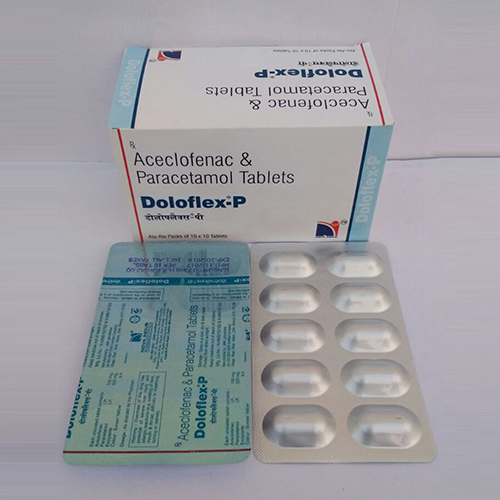 Product Name: Doloflex, Compositions of Doloflex are Aceclofenac & Paracetamol  Tablets - Nova Indus Pharmaceuticals