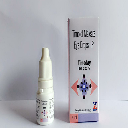 Product Name: Timoday, Compositions of Timoday are timolol Maleate Eye Drops IP - Zerdia Healthcare Pvt Ltd