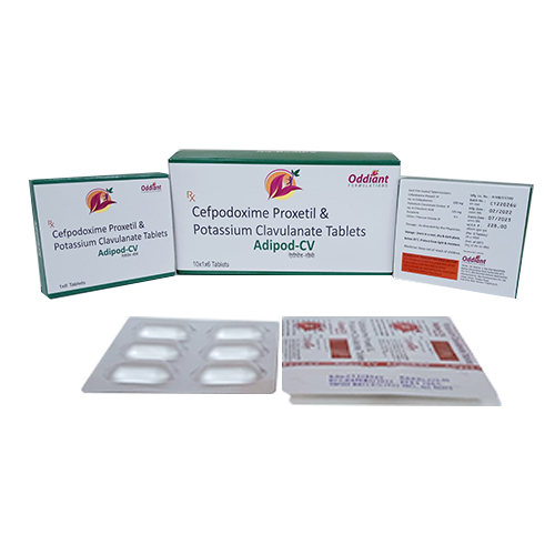 Product Name: , Compositions of  are Cefpodoxime Proxetil & Potassium Clavulanate Tablets - Oddiant Formulations
