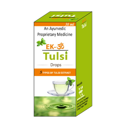 Product Name: Tulsi Drops, Compositions of Tulsi Drops are An Ayurvedic Proprietary Medicine - Sushma Biotech
