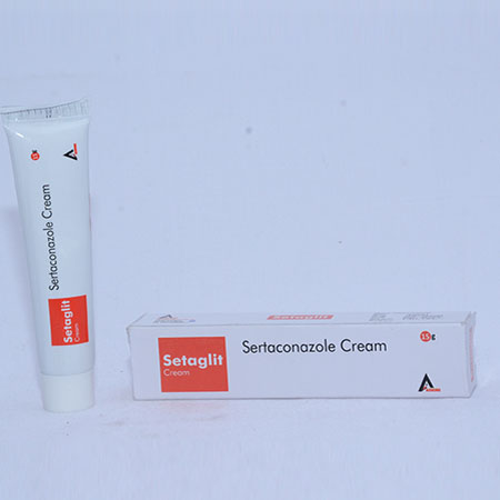 Product Name: SETAGLIT, Compositions of SETAGLIT are Sertaconazole Cream - Alencure Biotech Pvt Ltd