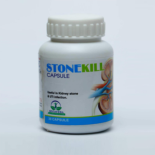 Product Name: Stone kill capsule, Compositions of Stone kill capsule are Ayurvedic Proprietary Medicine - Divyaveda Pharmacy