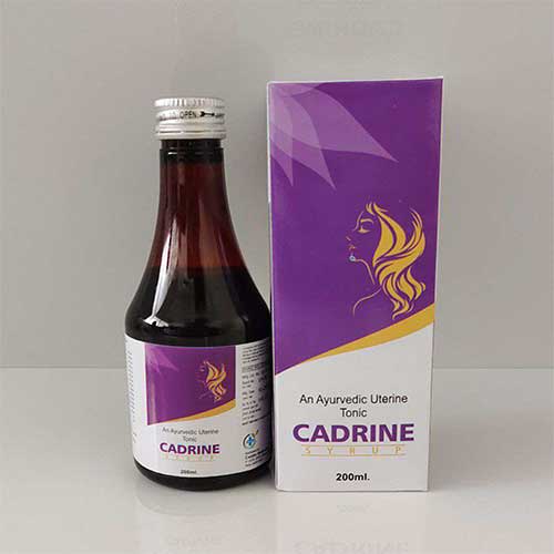 Product Name: Cadrine, Compositions of Cadrine are An Ayurvedic Uterine Tonic - Caddix Healthcare